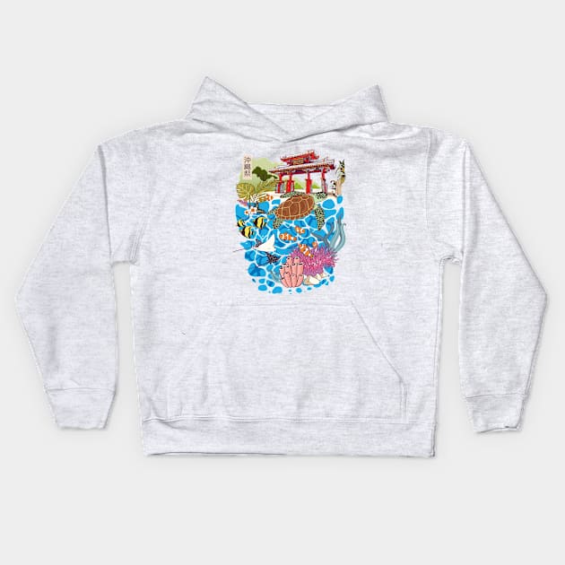 Okinawa Kids Hoodie by Milmino